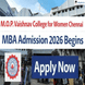 M.O.P. Vaishnav College for Women Chennai MBA Admission 2026 Begins; Apply Now @mopvc.edu.in